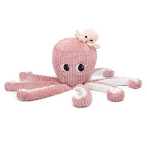 Peluche Deglingos Ptipotos Pieuvre Maman/Bebe