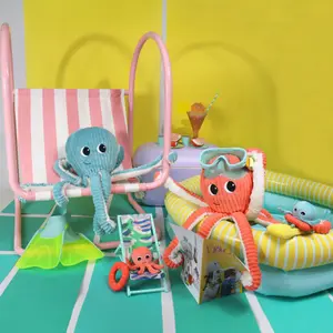 Peluche Deglingos Ptipotos Pieuvre Maman/Bebe image-1