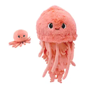 Peluche Deglingos Ptipotos Meduse Maman/Bebe