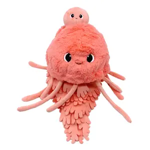 Peluche Deglingos Ptipotos Meduse Maman/Bebe image-5