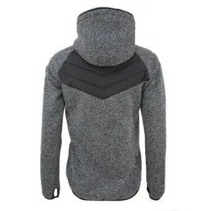 Giacca con cappuccio bimateriale da donna Degré Celsius Alberry image-1