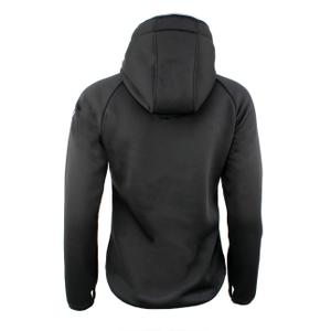 Chaqueta polar con capucha de dos materiales para mujer Degré Celsius Alley image-1