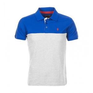 ecaloste-3-8-pf-bleu-fluo-gris-clair-kinderpolo-met-korte-mouwen-degre-celsius-neon-blauw-licht-grijs