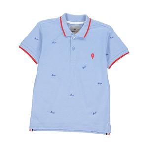 eclamar-3-8-pf-bleu-ciel-kinderpolo-met-korte-mouwen-degre-celsius-hemelsblauw