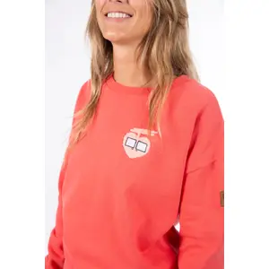 Sweatshirt woman DEGRE7 Roses image-4
