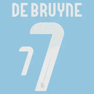 Beflockung away Belgique Euro 2024 DE BRUYNE #7 2024/26 image-0