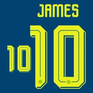 Flocage away Colombia Coupe du Monde JAMES #10 2026