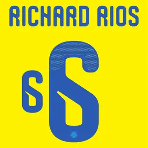 Home flocking Colombia Coupe du Monde RICHARD RIOS #6 2026