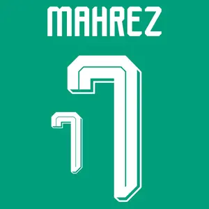 Flocage away Algeria Coupe du Monde MAHREZ #7 2026