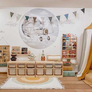 Autocollants bébé Dekornik Plane In A Circle image-1