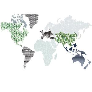 Autocollants bébé Dekornik Map 4