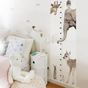 Naklejki dla niemowląt Dekornik I Love Animals Growth Chart image-0