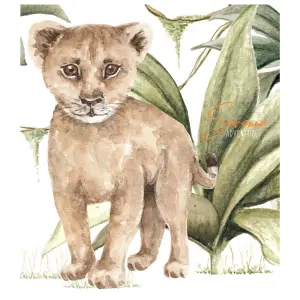 Αυτοκόλλητα μωρού Dekornik Little Lion Savanna Adventure image-0