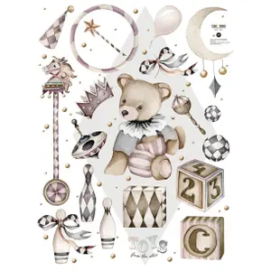 Αυτοκόλλητα μωρού Dekornik Meet Theodore! Big Set 2/Toys From The Attic image-0
