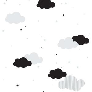 deko-tap-005-blue-baby-behang-dekornik-clouds-and-stars-blauwe-sterren-280x50-cm
