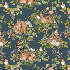 deko-tap-021-baby-behang-dekornik-little-sleepy-animals-dark-blauw-280x50-cm