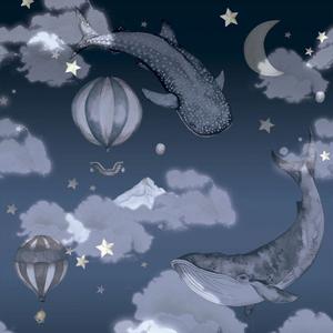 deko-tap-088-baby-behang-dekornik-night-night-blauwe-marine-280x100-cm