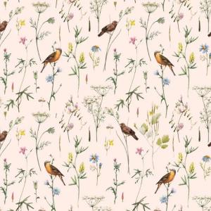 deko-tap-095-baby-behang-dekornik-meadow-with-birds-pastel-roze-280x100-cm
