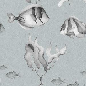 Babytapete Dekornik Black&White Fish image-3