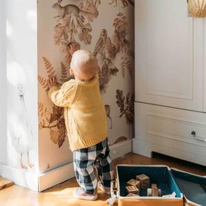 Babytapete Dekornik Autumn Forest With Animals image-1