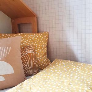 Einfache Babytapete Dekornik Check Pattern Small Ivory image-2