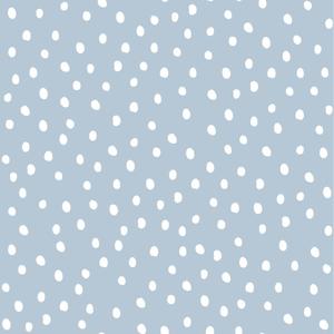 deko-tap-230-eenvoudig-babybehang-dekornik-irregular-dots-lichtblauw-280x50-cm