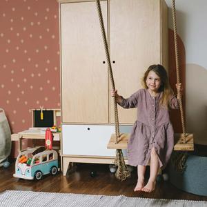 Einfache Babytapete Dekornik Irregulars Stars On Brick Background image-1