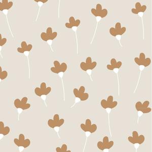 deko-tap-321-eenvoudig-babybehang-dekornik-daisies-cinnamon-beige-bruin-280x50-cm