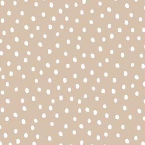 deko-tap-324-eenvoudig-babybehang-dekornik-irregular-dots-beige-bruin-280x50-cm