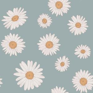deko-tap-386-baby-behang-dekornik-tuscan-daisies-blauw-280x100-cm