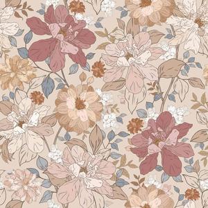 deko-tap-409-baby-behang-dekornik-marigold-flowers-oranje-280x50-cm