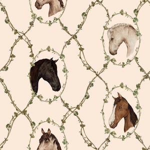 deko-tap-411-baby-behang-dekornik-watercolour-horses-beige-280x100-cm