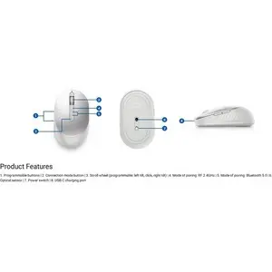 Souris sans fil rechargeable premier Dell MS7421W image-1