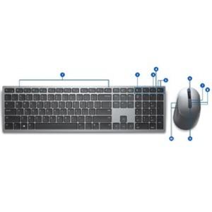 Clavier et souris sans fil multi-appareils Français Azerty Dell image-1