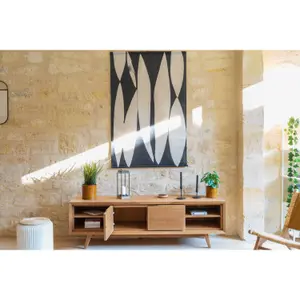 Teak TV unit Delorm image-2