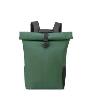 00163262013-sac-a-dos-delsey-turenne-soft-rolltop-vert-46x40x14-cm