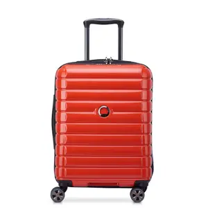 Slim 4 double wheels cabin suitcase Delsey Shadow 5.0 55 cm image-0