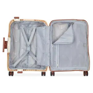 Slim 4 double wheels cabin suitcase Delsey Moncey Mr image-2