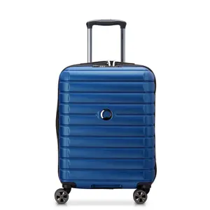 Slim 4 double wheels cabin suitcase Delsey Shadow 5.0 55 cm image-0