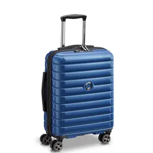 Slim 4 double wheels cabin suitcase Delsey Shadow 5.0 55 cm image-1