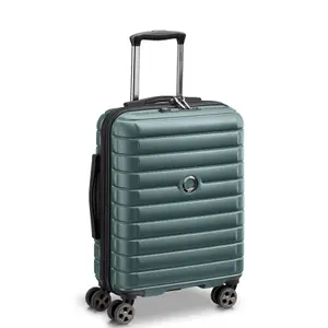 Slim 4 double wheels cabin suitcase Delsey Shadow 5.0 55 cm image-1