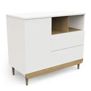Commode met 1 deur en 2 lades Demeyere Scandinave image-1