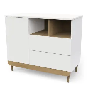 Commode met 1 deur en 2 lades Demeyere Scandinave image-2