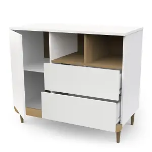 Commode met 1 deur en 2 lades Demeyere Scandinave image-3