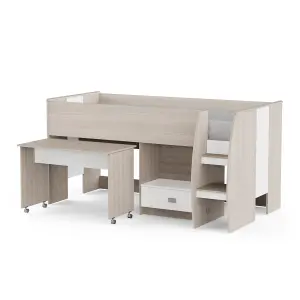 Combinatiel bed bureau met 1 laaddeur Demeyere Nano image-2