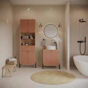 Meuble de salle de bain 4 portes/1 tirroir Demeyere Elisa image-4