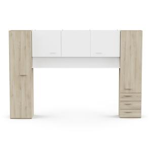 221655-lit-pont-2-portes-3-tiroirs-demeyere-tidy-kronberg-oak-matt-white-304x203x54-cm