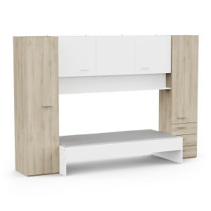 Lit pont 2 portes/3 tiroirs Demeyere Tidy image-3