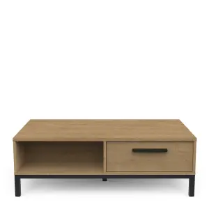Salontafel met 2 lades en 2 open vakken Demeyere Craft image-1