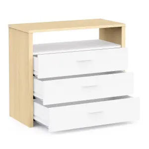 Cômoda 3 gavetas e 1 nicho Demeyere Heva image-3